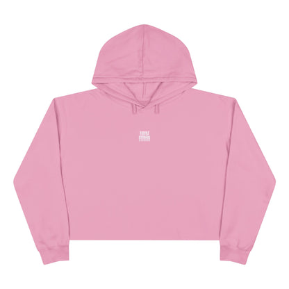 God Saved Me. Cropped Hoodie — Minimalist Faith-Inspired Crop Sweatshirt
