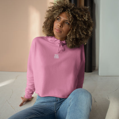God Saved Me. Cropped Hoodie — Minimalist Faith-Inspired Crop Sweatshirt