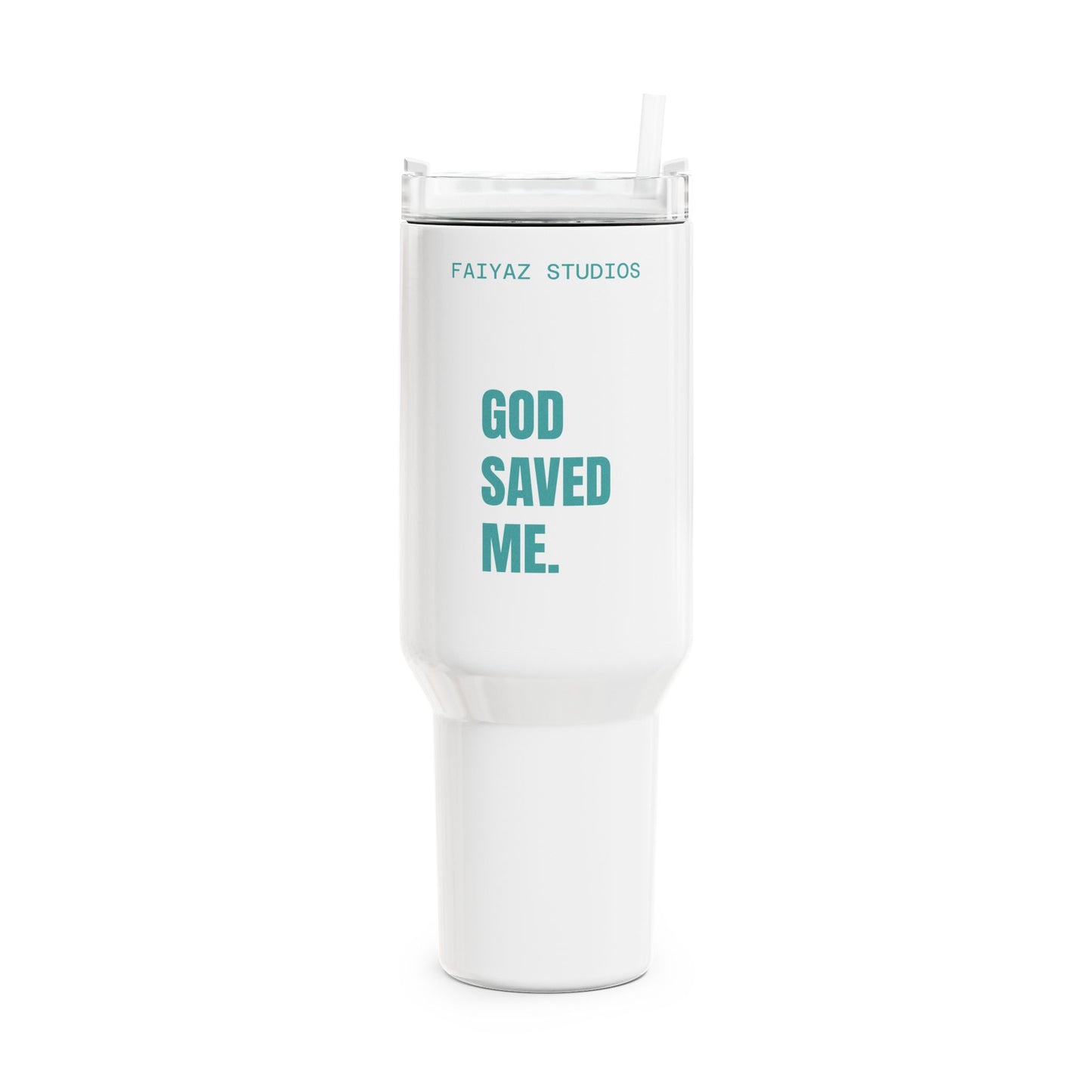 God Saved Me 40oz Faith Tumbler