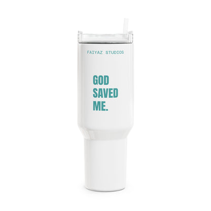 God Saved Me 40oz Faith Tumbler