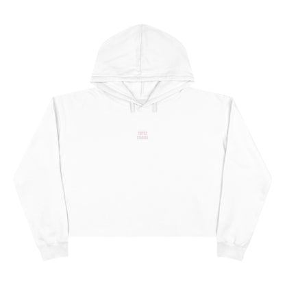 God Saved Me. Cropped Hoodie — Minimalist Faith-Inspired Crop Sweatshirt