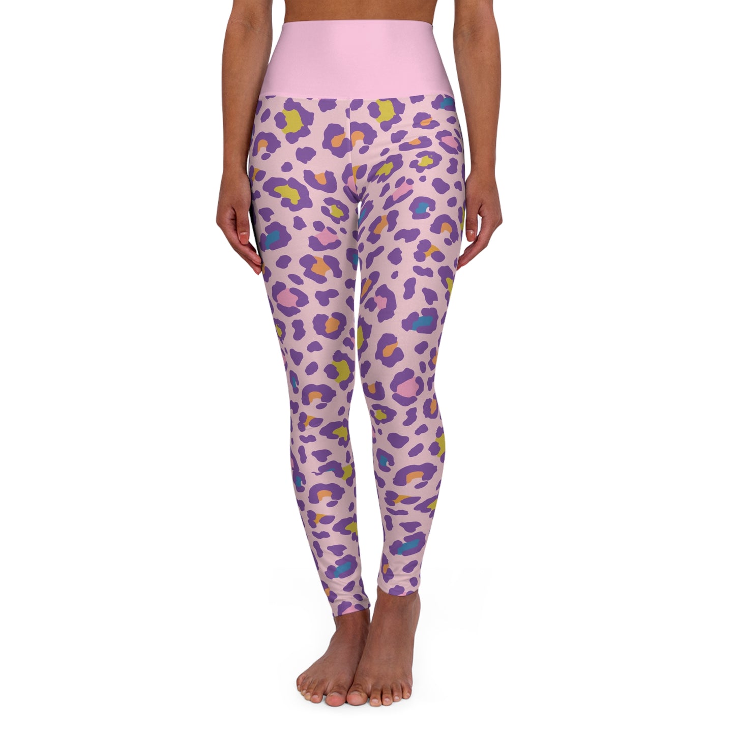 Pink Cheetah Print Studio Active Leggings