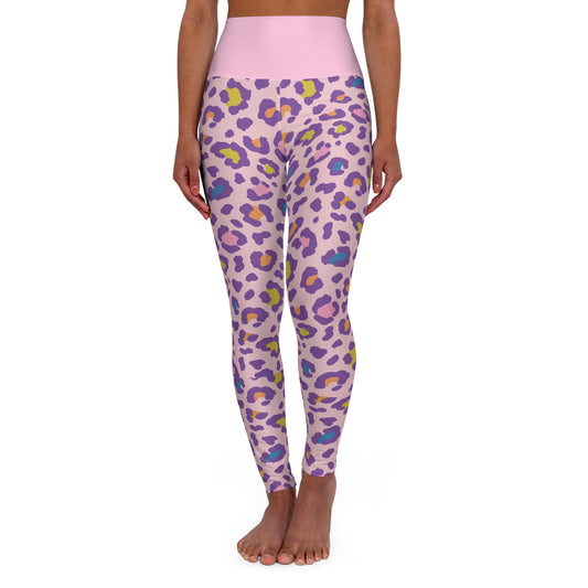 Pink Cheetah Print Studio Active Leggings