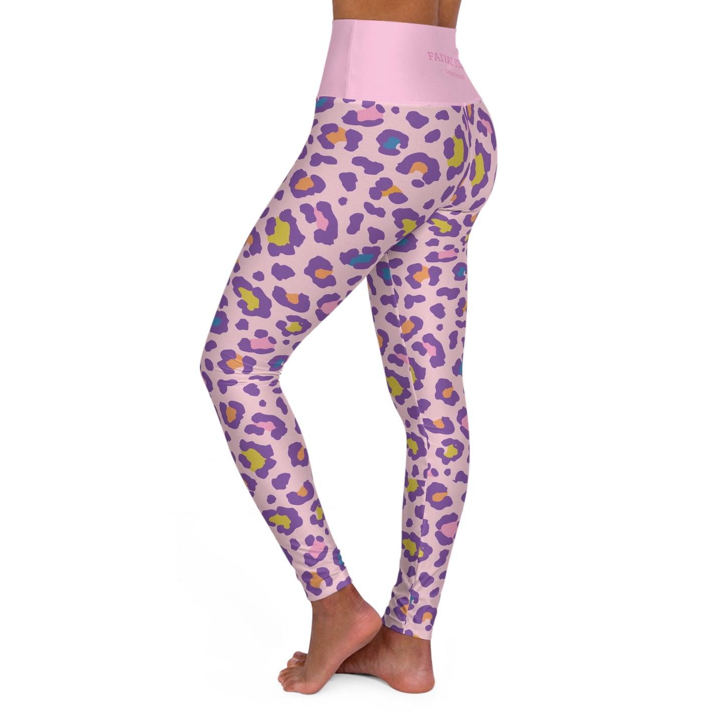 Pink Cheetah Print Studio Active Leggings