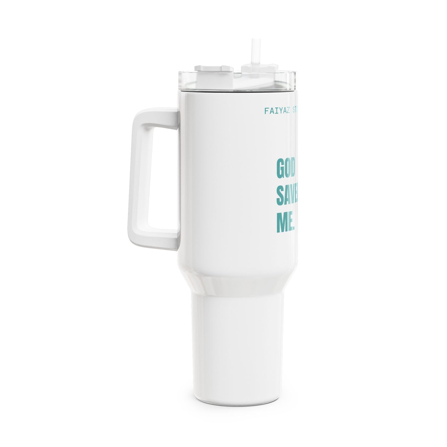 God Saved Me 40oz Faith Tumbler