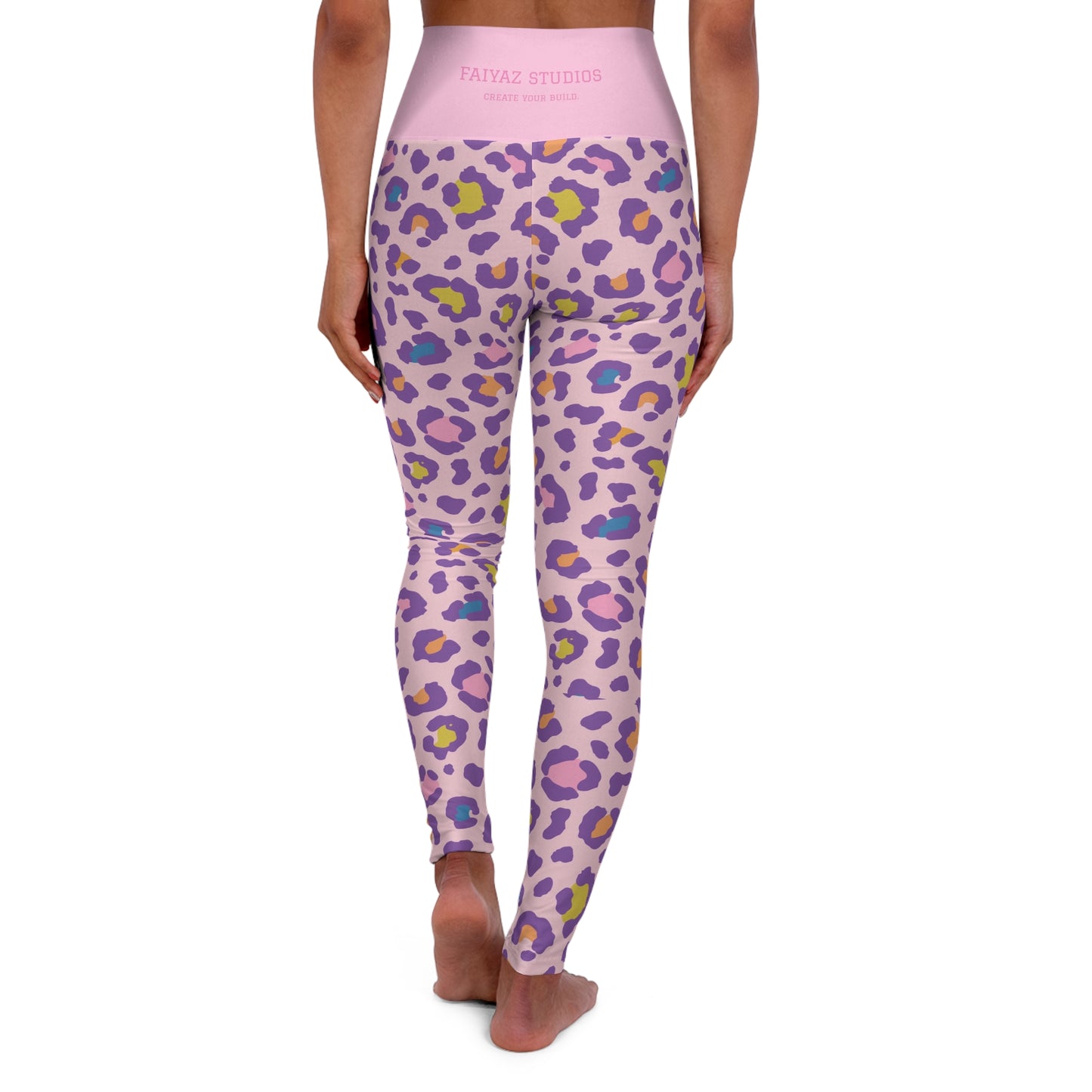 Pink Cheetah Print Studio Active Leggings
